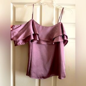Silk Mauve Blouse